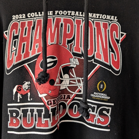 '47 Brand Georgia Bulldogs 2022 National Champions Hoodie XL - Picture 2 of 7